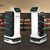 10 Self Driving Delivery Robots Exported to the Philippines restaurant autonomous serving robot