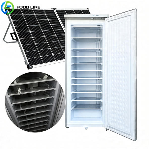 solar block ice machine with solar panel