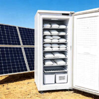 solar block ice maker israel desert farm