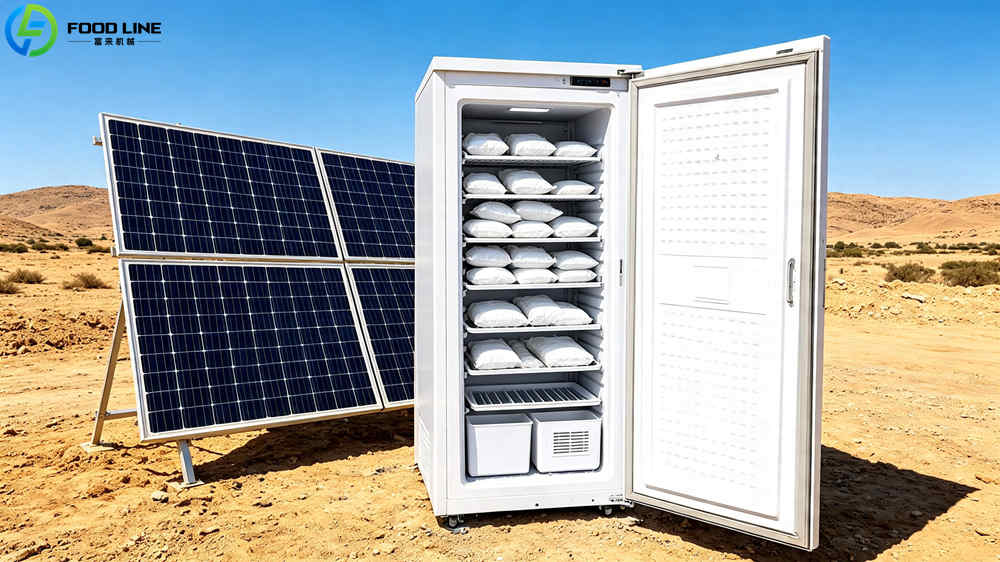 solar block ice maker israel desert farm