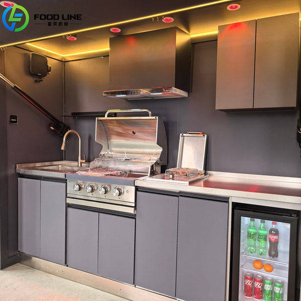 stainless steel outdoor kitchen