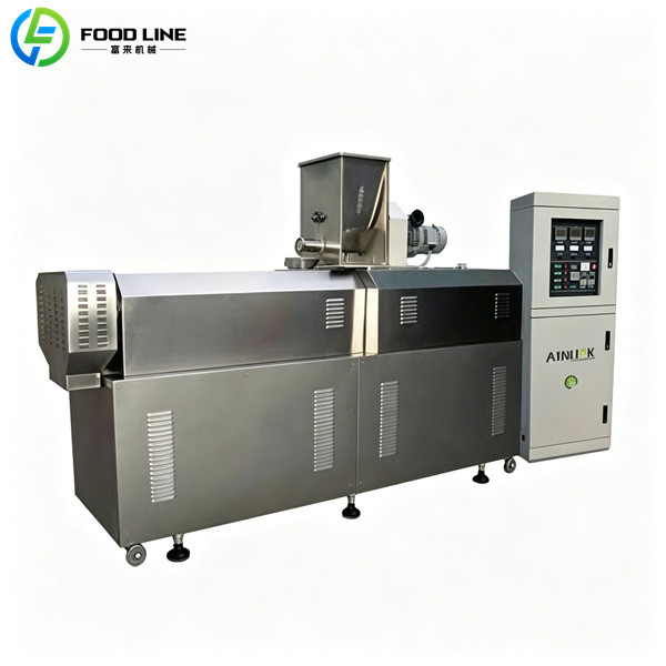 twin screw extruder with control cabinet