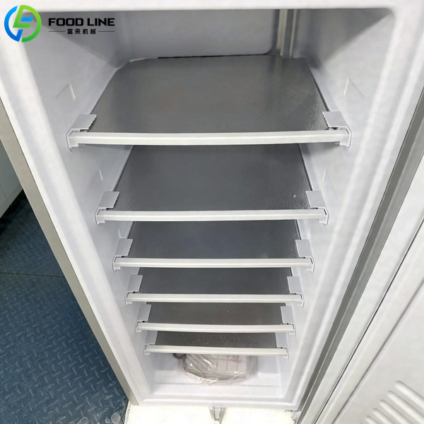 vertical solar ice maker empty interior