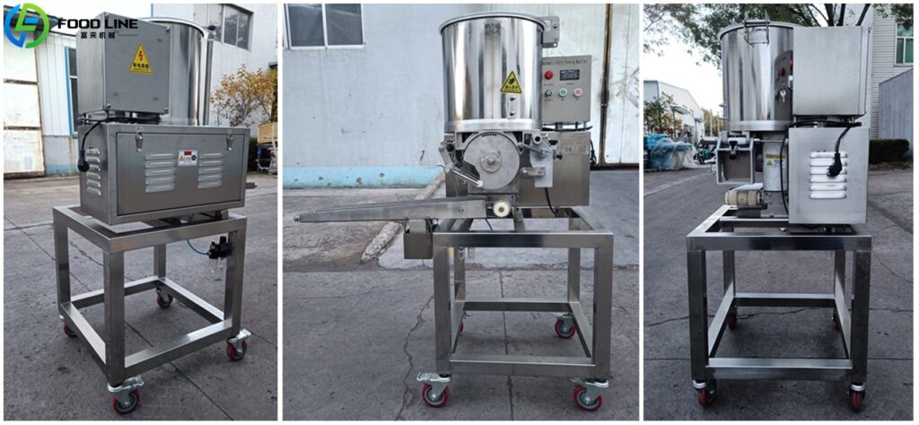 comprehensive showcase of the hamburger patty machine
