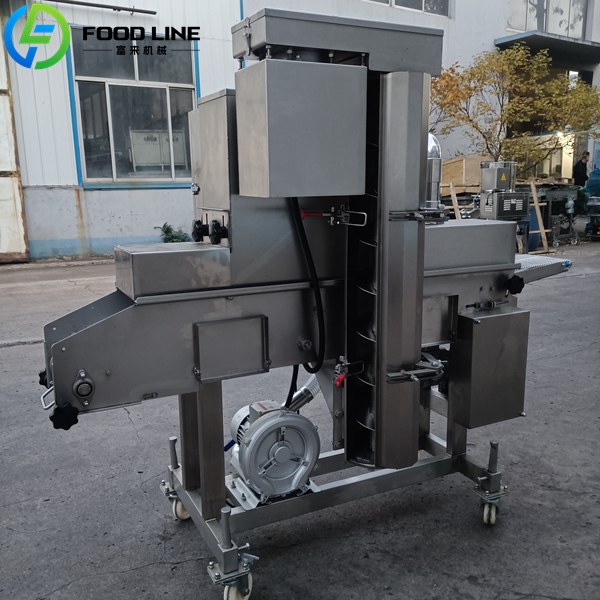 rear of the breading machine