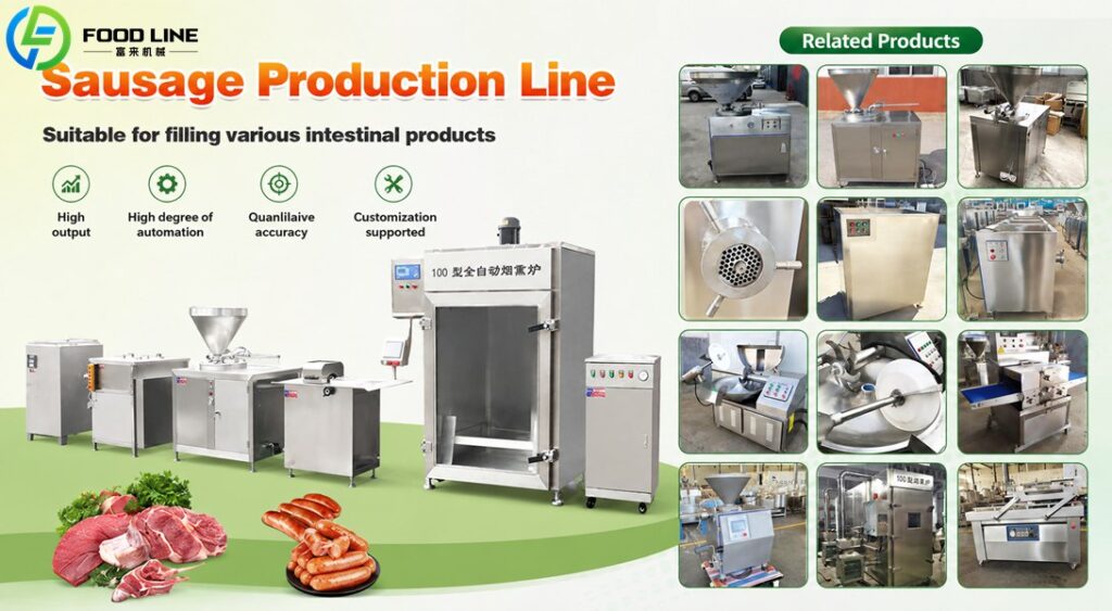 sausage processing line device