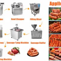 small scale sausage production line device