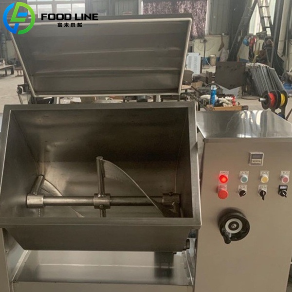 horizontal dough mixer device detail