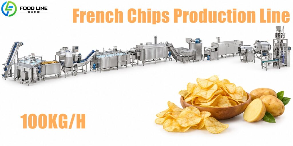 100kg chips production line device