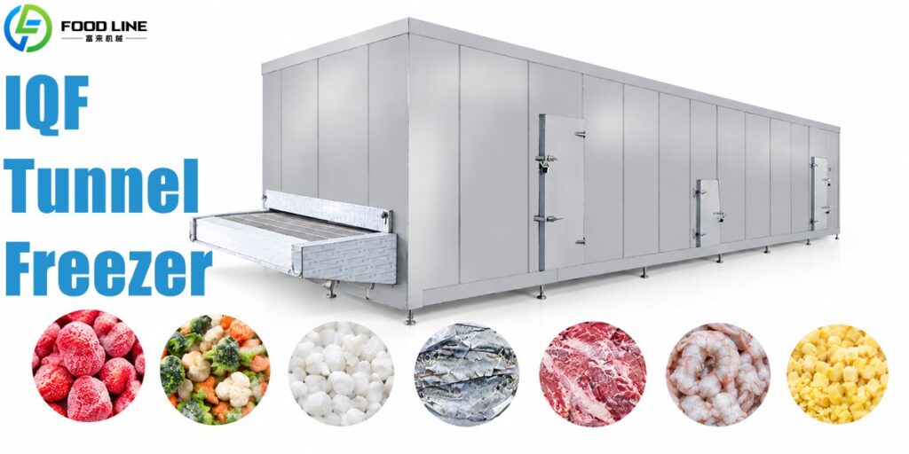 100kg iqf freezing device