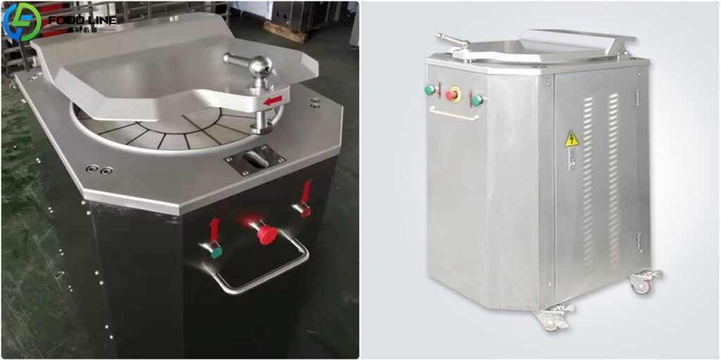 hydraulic dough divider device